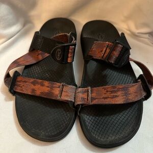 Chaco Z Cloud Sandals Women’s 8 Brown Black Sport Hiking Comfort Shoes